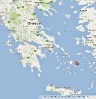 1 - Amorgos on map of Greece